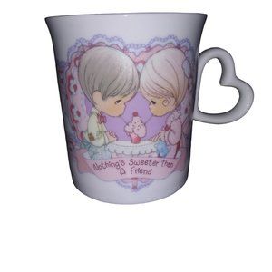 Precious Moments "Nothing's Sweeter Than A Friend" Heart Handle Mug Sam Butcher